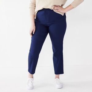 Plus Size Nine West Women Slim-Cut Ankle Pants,  28W Long  NWT